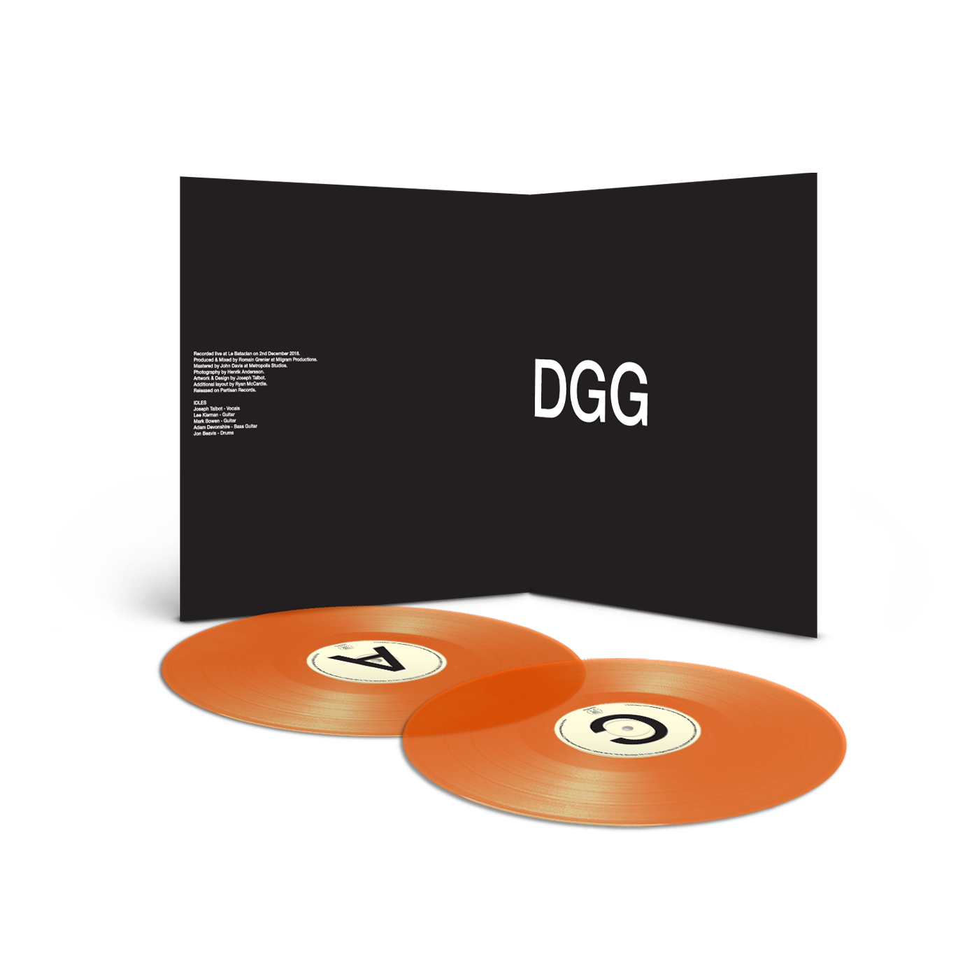A Beautiful Thing: IDLES Live at Le Bataclan Orange Clear Vinyl