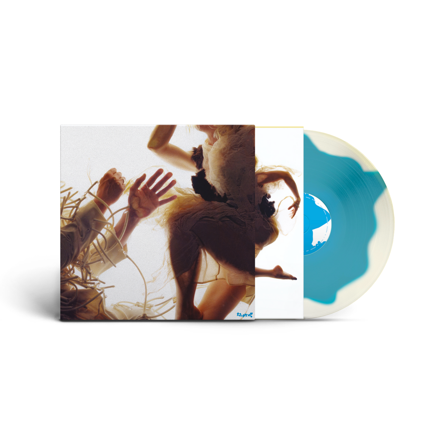 Animal Turquoise White Swirl Vinyl